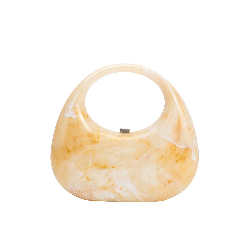 Maribel acrylic top handle bag