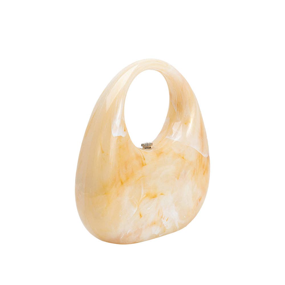 Maribel acrylic top handle bag
