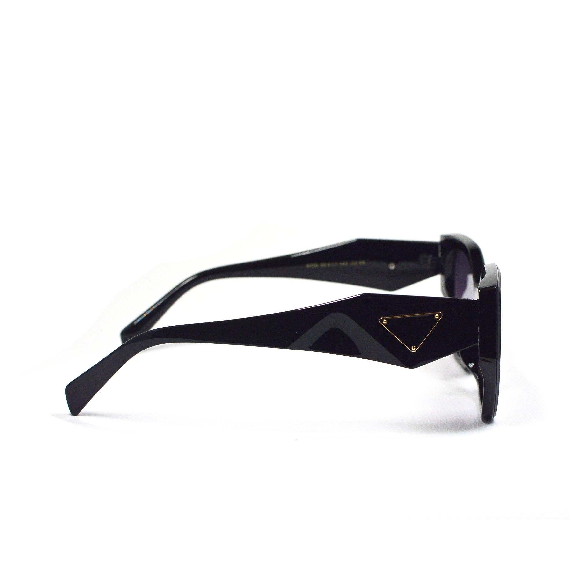 Fashion Chic Black Oversized Sunglasses
